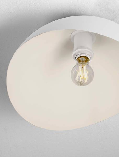 Deckenleuchte Opsi Typ B - Aluminium - Weiß