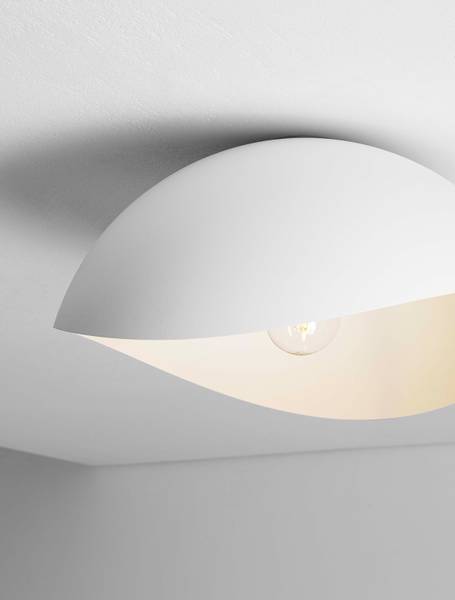 Deckenleuchte Opsi Typ B - Aluminium - Weiß