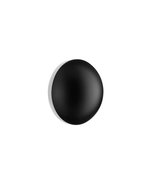 Wandleuchte Iona - Aluminium - Schwarz