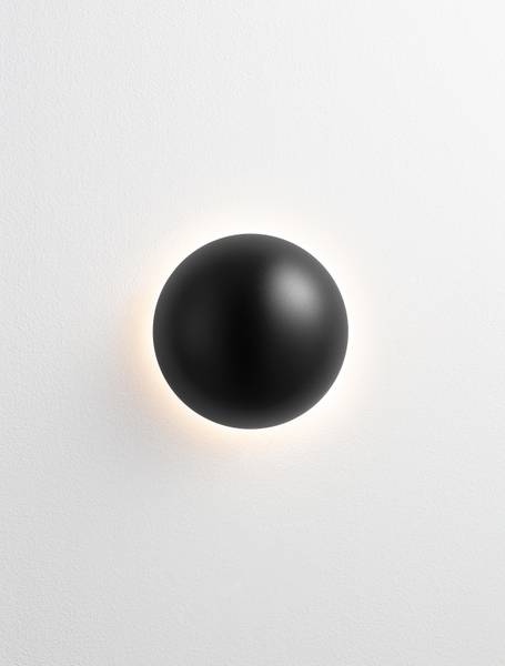 Wandleuchte Iona - Aluminium - Schwarz