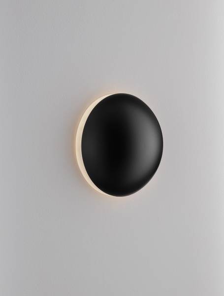 Wandleuchte Iona - Aluminium - Schwarz