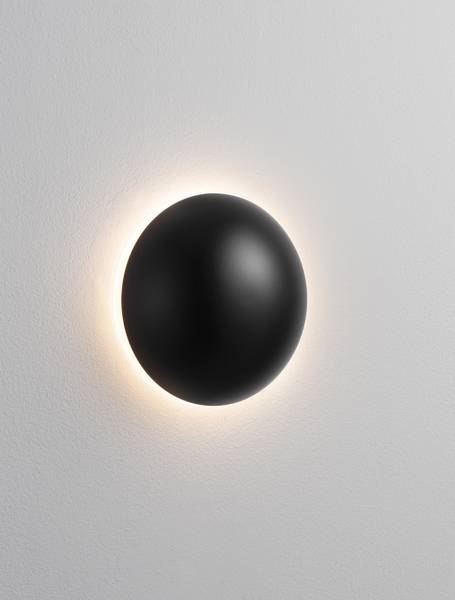 Wandleuchte Iona - Aluminium - Schwarz