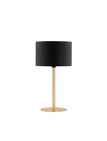 Tischleuchte Sibnia - Aluminium / Mischgewebe - Gold