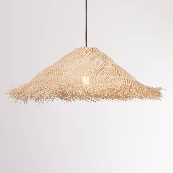 Pendelleuchte Alua - Rattan - Braun