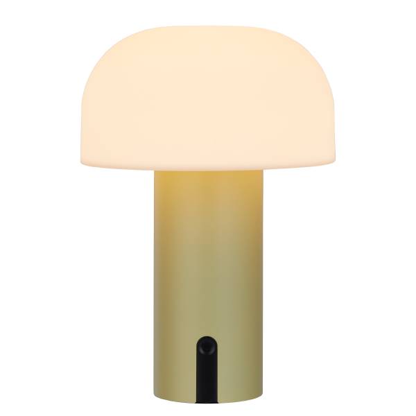 LED Outdoor-Leuchte MUSHROOM - Aluminium/Polypropylen - Gelb
