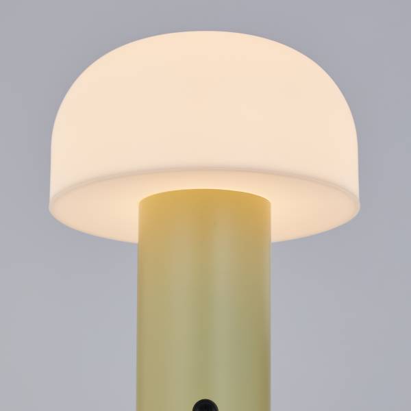 LED Outdoor-Leuchte MUSHROOM - Aluminium/Polypropylen - Gelb