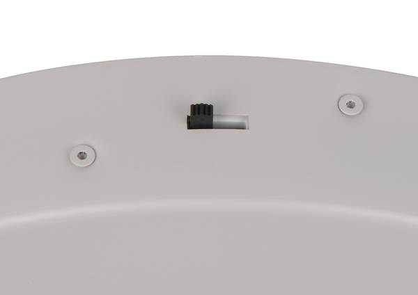 LED-Pendelleuchte Keaton rund - Polycarbonat / Eisen - 3-flammig - Grau