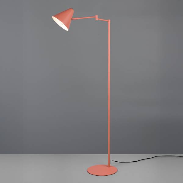 Stehleuchte Cosima - Eisen - 1-flammig - Orange