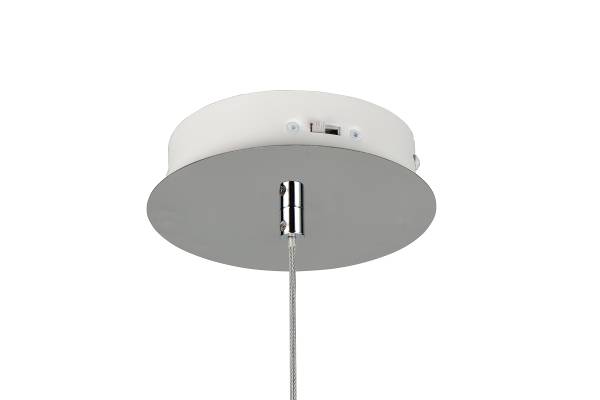 LED-Pendelleuchte Flynt - Klarglas / Eisen - Flammenanzahl: 1