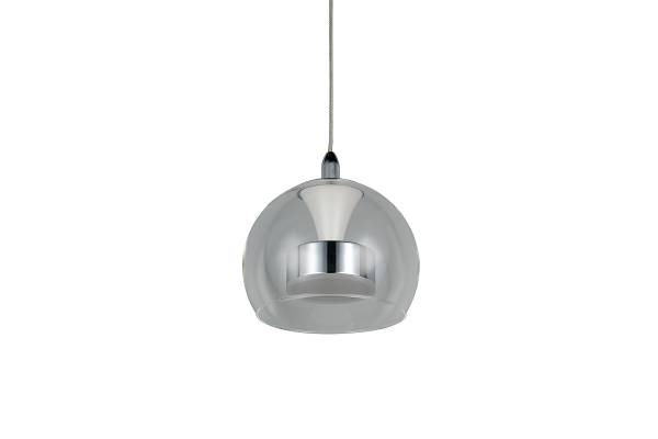 LED-Pendelleuchte Flynt - Klarglas / Eisen - Flammenanzahl: 1