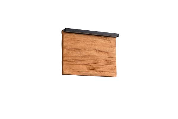 LED-Wandleuchte Kalea - Kiefer teilmassiv / Eisen - 1-flammig - Breite: 20 cm