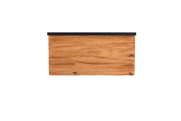 LED-Wandleuchte Kalea - Kiefer teilmassiv / Eisen - 1-flammig - Breite: 30 cm