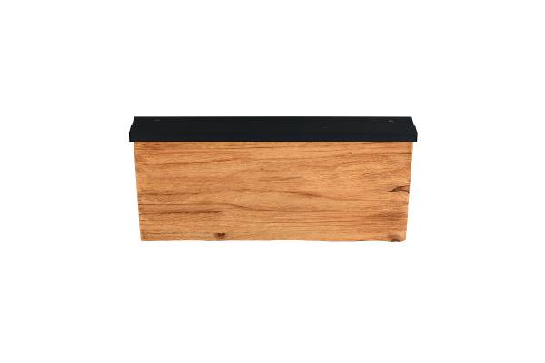 LED-Wandleuchte Kalea - Kiefer teilmassiv / Eisen - 1-flammig - Breite: 30 cm