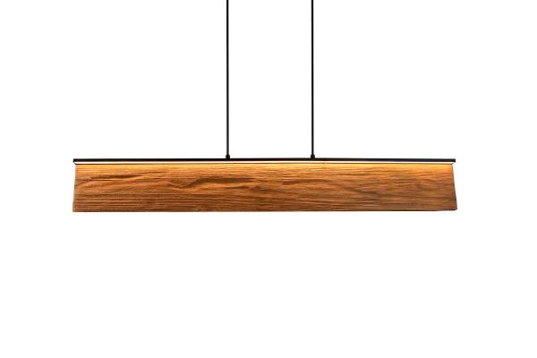 LED-Pendelleuchte Kalea - Kiefer teilmassiv / Eisen - 1-flammig