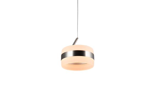 LED-Pendelleuchte Dios - Acrylglas / Eisen - Silber - Flammenanzahl: 1