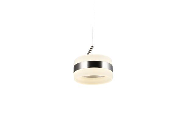 LED-Pendelleuchte Dios - Acrylglas / Eisen - Silber - Flammenanzahl: 1