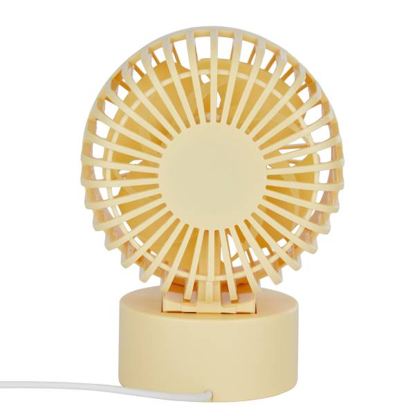 Mini-Ventilator AIR WAVE - ABS/Polypropylen - Gelb