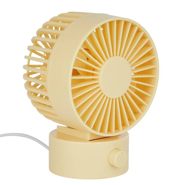 Mini-Ventilator AIR WAVE - ABS/Polypropylen - Gelb