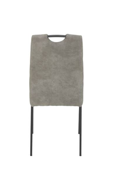 Esszimmerstuhl Kabego 2er-Set - Anthrazit - Microfaser