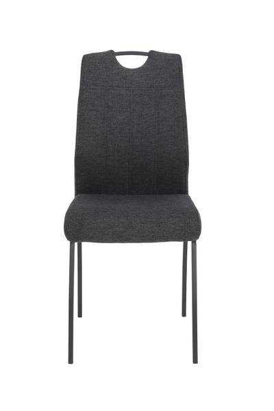 Esszimmerstuhl Kabego 2er-Set - Grau - Microfaser