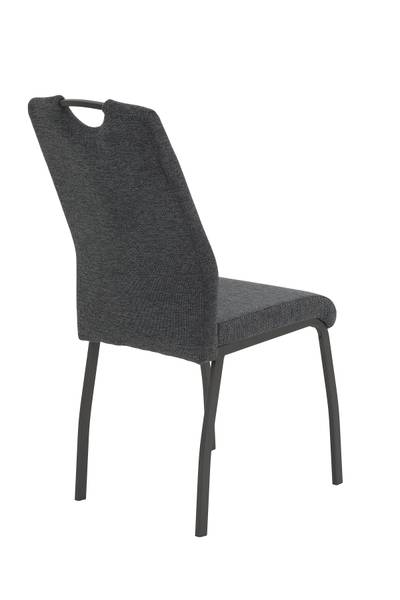 Esszimmerstuhl Kabego 2er-Set - Grau - Microfaser