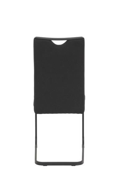 Esszimmerstuhl Kireyi 4er-Set - Schwarz - Webstoff - Stahl - 43 x 99 x 60 cm