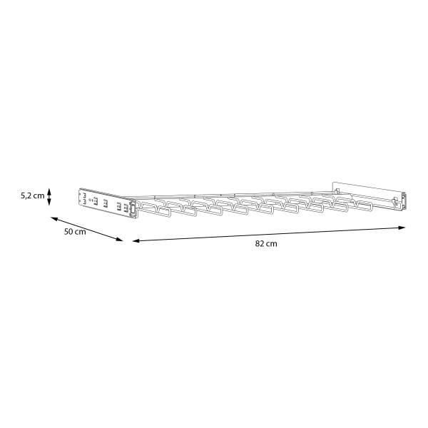 Hosenhalter Adaway - Grau - Breite: 82 cm