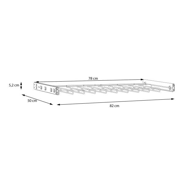 Hosenhalter Adaway - Grau - Breite: 82 cm