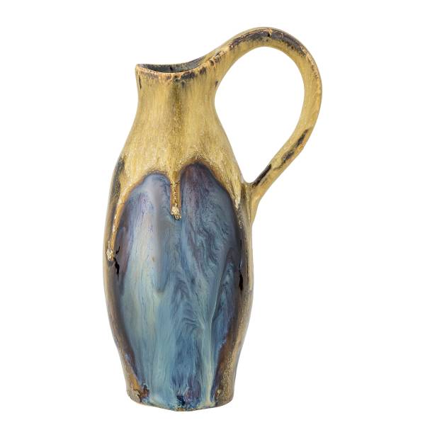 Vase Jenkins - Steingut - Gelb