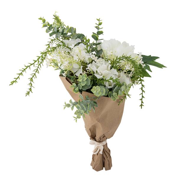 Kunstblumenstrauß Lustre - Polyethylen - Weiß