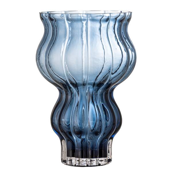 Vase Zanna - Glas - Blau