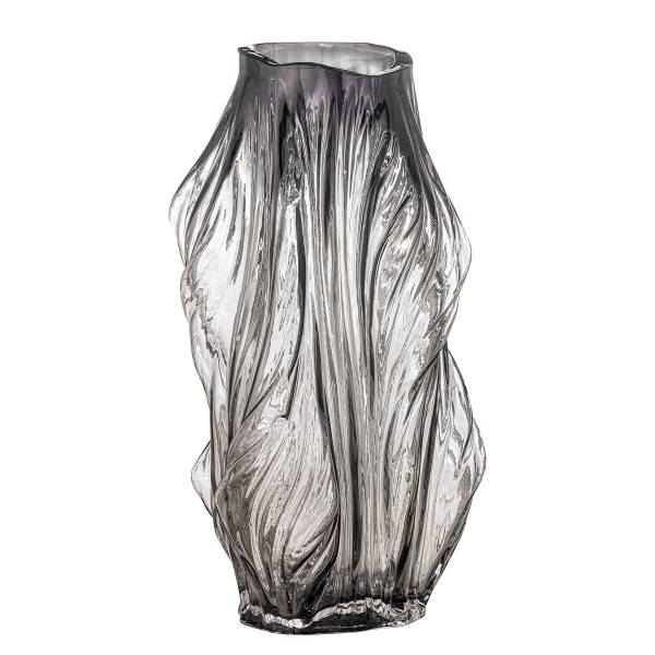 Vase Tulla - Glas - Grau