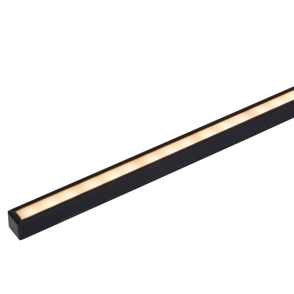 Badleuchte Mizar - Aluminium - Schwarz - Tiefe: 90 cm