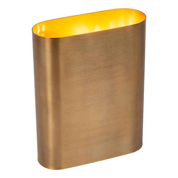 Wandleuchte Ovalis - Eisen - Gold