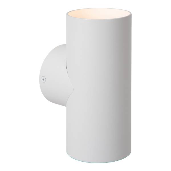 Wandleuchte Bondi - Aluminium - Weiß
