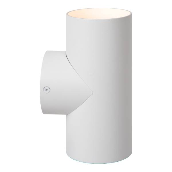 Wandleuchte Bondi - Aluminium - Weiß