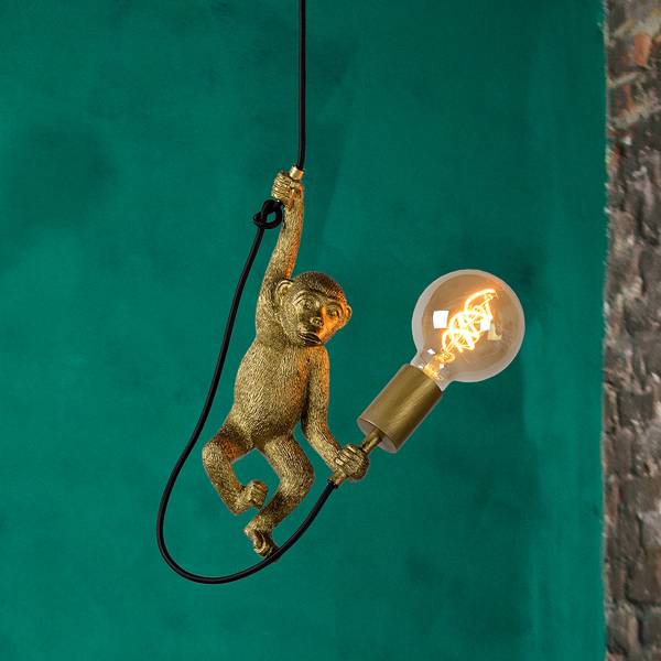Pendelleuchte Chimp - Polypropylen - Schwarz