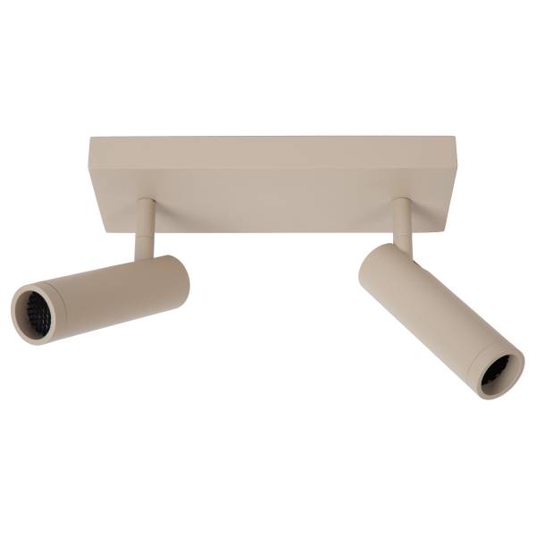 Deckenleuchte Grado Typ A - Aluminium - Beige - Flammenanzahl: 2