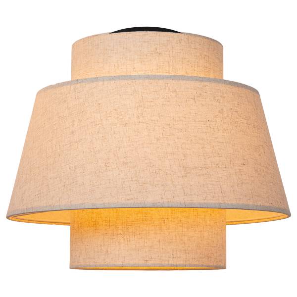 Deckenleuchte Tribute - Polyester - Beige