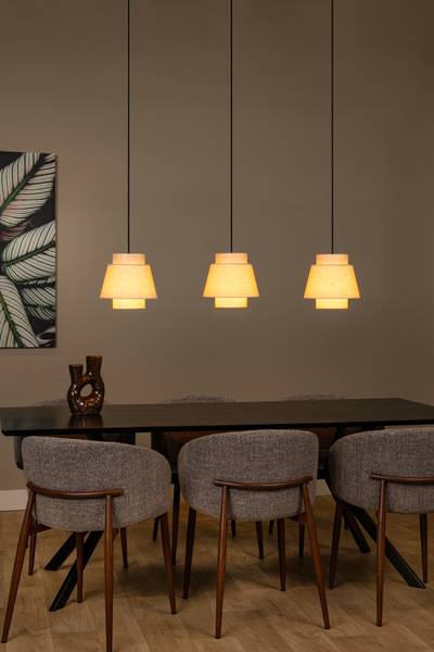 Pendelleuchte Tribute Typ A - Polyester - Beige