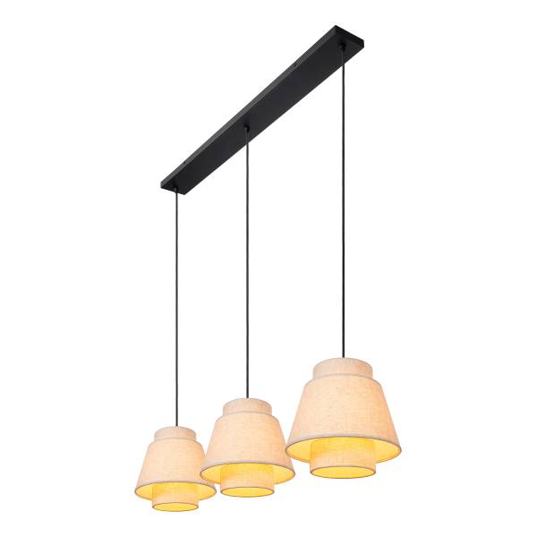 Pendelleuchte Tribute Typ A - Polyester - Beige
