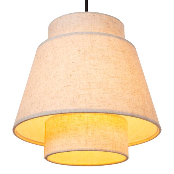 Pendelleuchte Tribute Typ A - Polyester - Beige