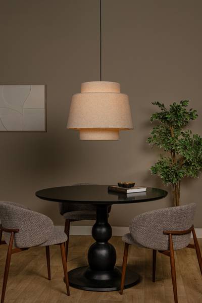 Pendelleuchte Tribute Typ B - Polyester - Beige - Flammenanzahl: 1