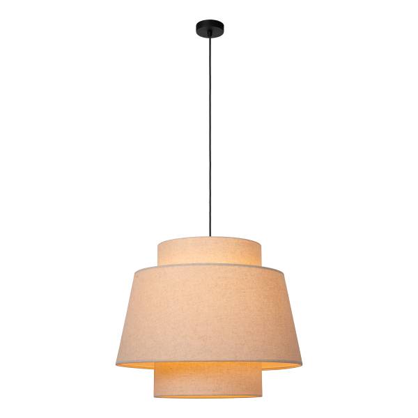 Pendelleuchte Tribute Typ B - Polyester - Beige - Flammenanzahl: 1