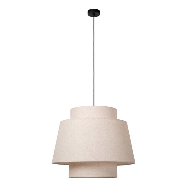 Pendelleuchte Tribute Typ B - Polyester - Beige - Flammenanzahl: 1