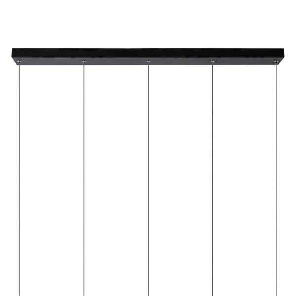 Pendelleuchte Tubule Typ B - Aluminium - Schwarz