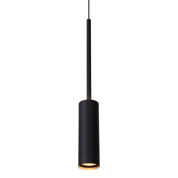 Pendelleuchte Tubule Typ B - Aluminium - Schwarz
