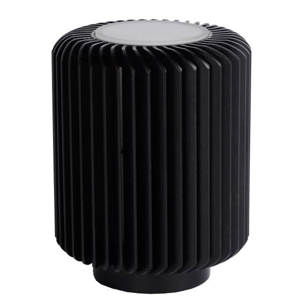 Tischleuchte Turbin - Aluminium - Schwarz