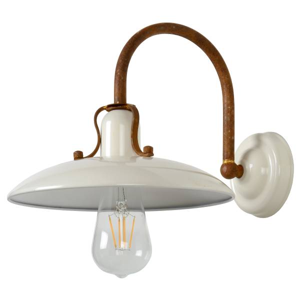 Wandleuchte Römer - Eisen - Beige