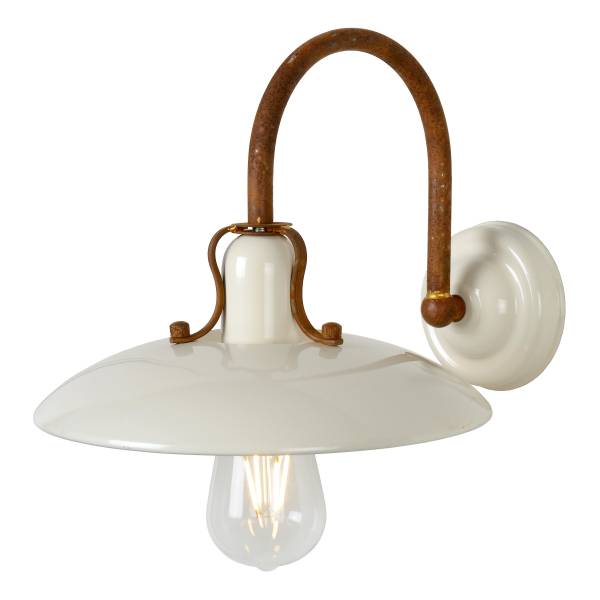 Wandleuchte Römer - Eisen - Beige